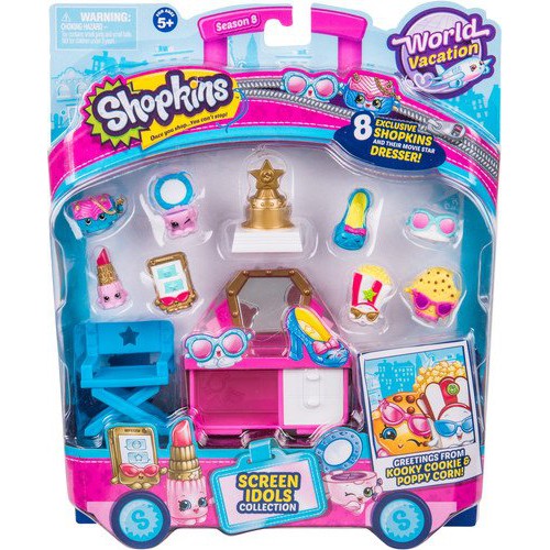 Bộ Đồ Chơi Phim Trường Shopkins Season 8 America Themed Pack Hollywood (Mỹ)