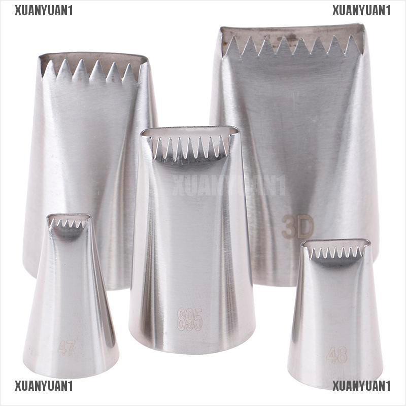 [XUANYUAN1] Set 5 Đuôi Bắt Bông Kem Bằng Thép Không Gỉ