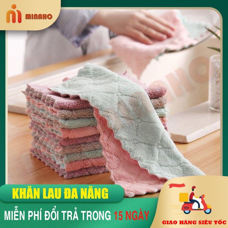 Khăn Lau Đa Năng Nhà Bếp Cao Cấp MINAHO size 16x27cm