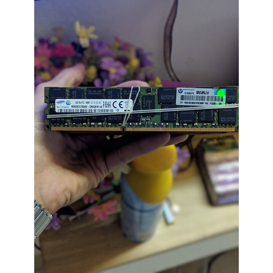 RAM Server Samsung DDR3 16GB ECC REG Bus 1866Mhz- Bảo Hành 03 tháng 1 đổi 1.