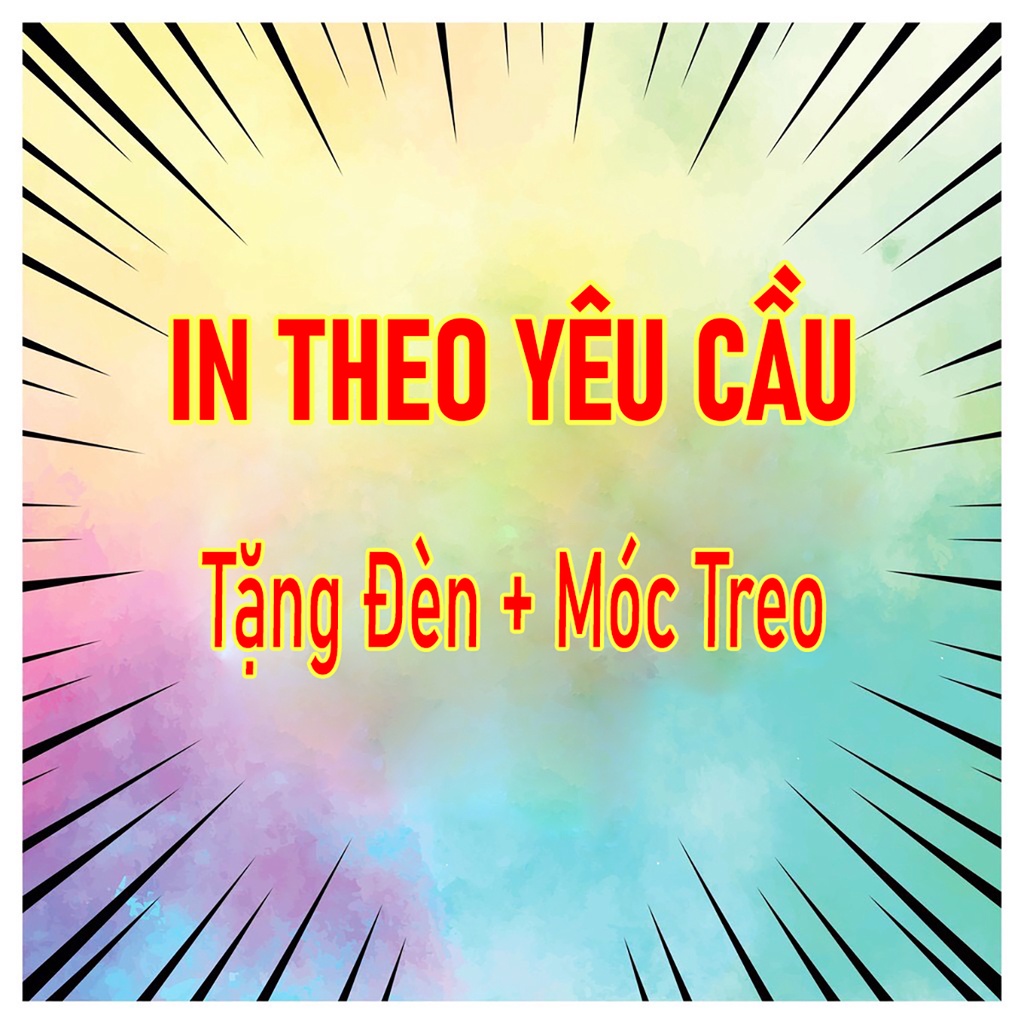 Tranh vải treo tường Decor phòng ngủ trang trí phòng khách IN THEO YÊU CẦU KHÁCH HÀNG