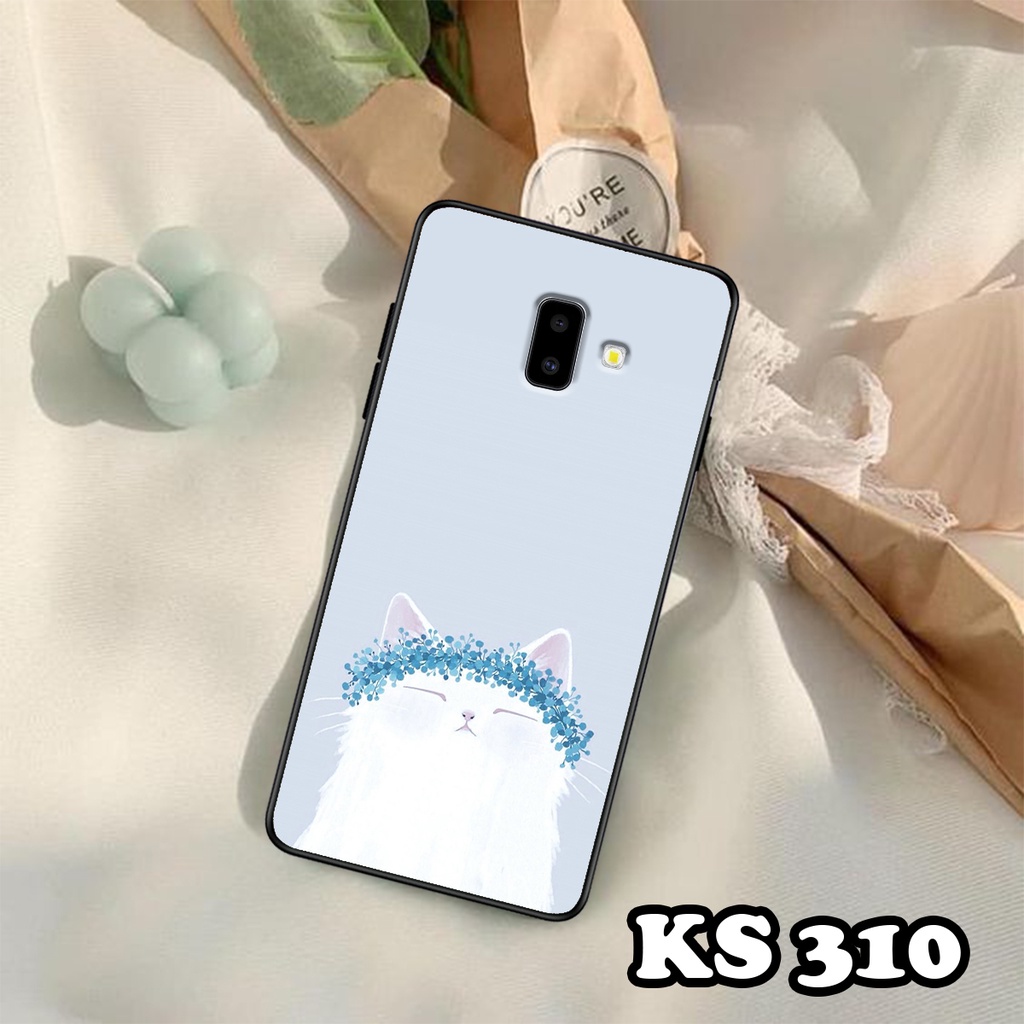 Ốp lưng Samsung J6 2018 - Samsung J6 Plus - Samsung J8 2018 - Ốp in hình LoveCat - Chất liệu TPU siêu bền