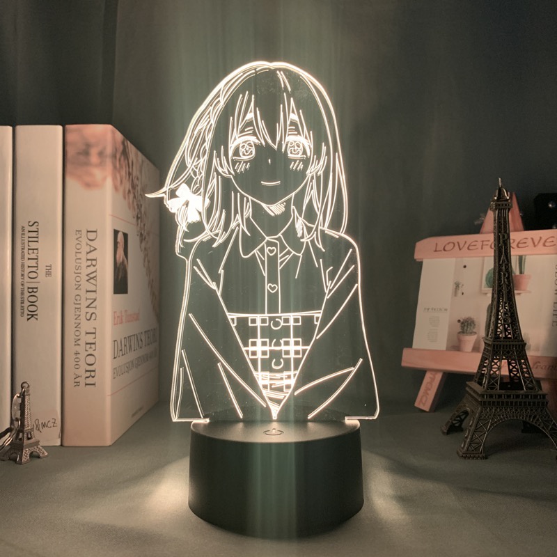 Đèn Ngủ Led 3d Hình Nhân Vật Hoạt Hình Kanojo Okarishimasu Sumi Sakurasawa
