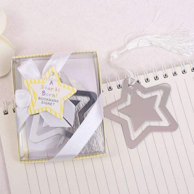 Đánh Dấu Sách Bookmark Kim Loại Ngôi Sao Star