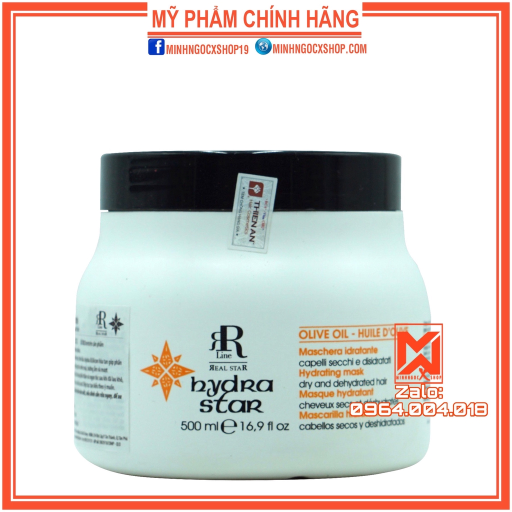 ✅[ RR LINE ] Ủ TÓC - KEM Ủ TÓC CHĂM SÓC TÓC KHÔ HƯ TỔN HYDRA STAR 500ML CHÍNH HÃNG