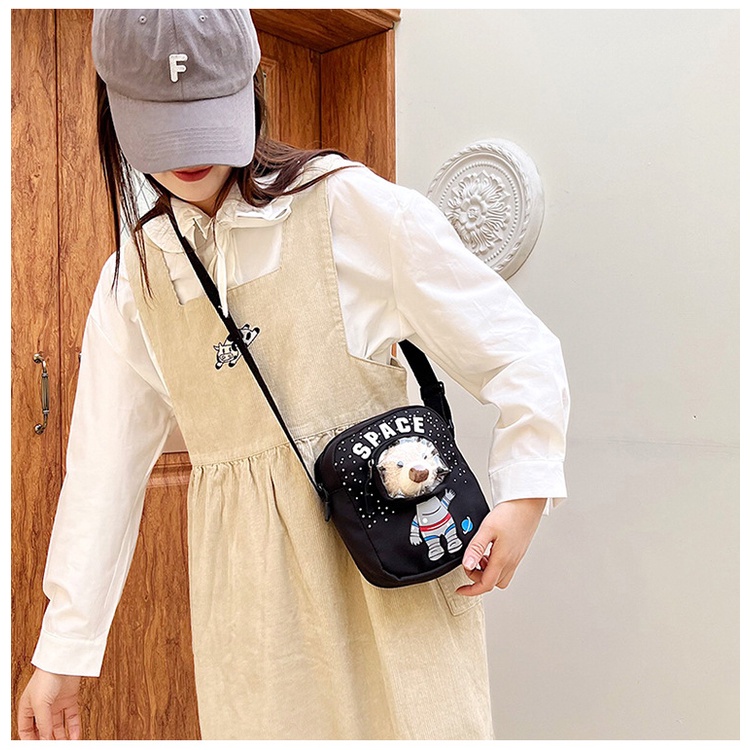 Túi Đeo Chéo Nylon Mềm Trong Suốt Nhỏ Xinh Thời Trang Cho Nữ