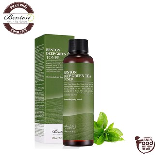 Nước Hoa Hồng Dưỡng Ẩm Sâu , Ngăn Ngừa Mụn Benton Deep Green Tea Toner 150ml