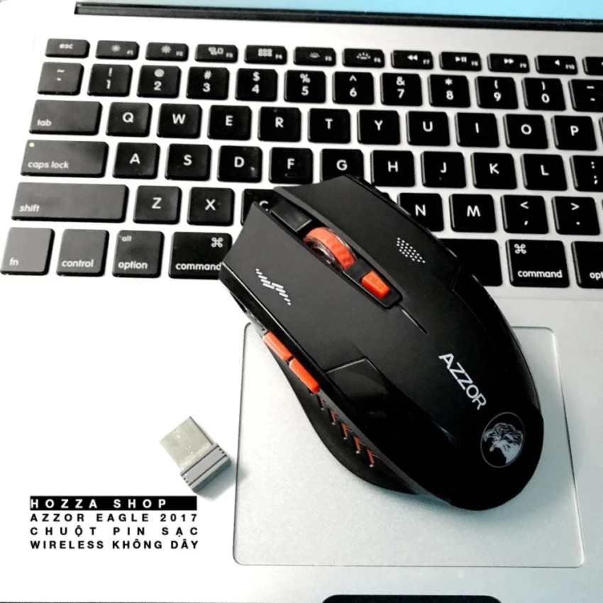 Chuột Pin Sạc Không Dây Azzor Version 2 (Đen)