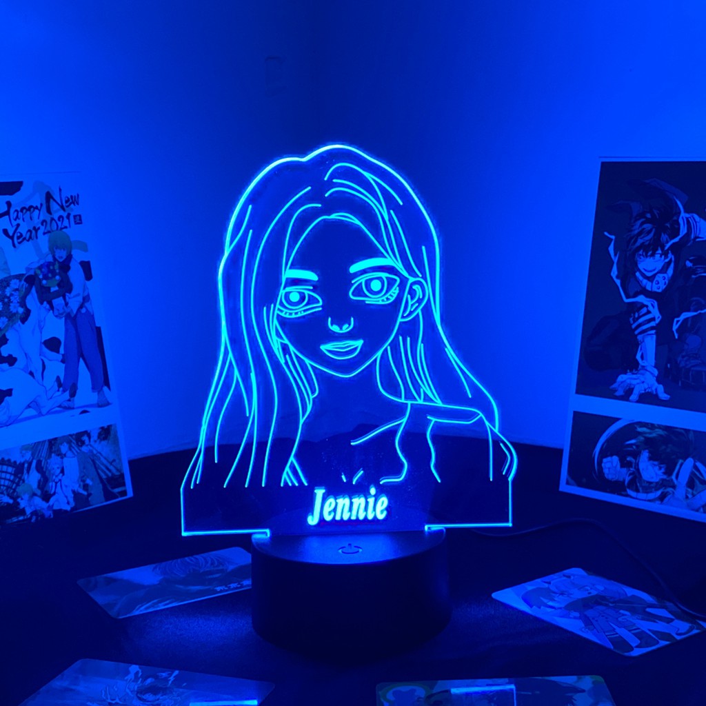 Đèn Led Cảm Ứng Usb Hình Blackpink Độc Đáo Trang Trí Phòng Ngủ