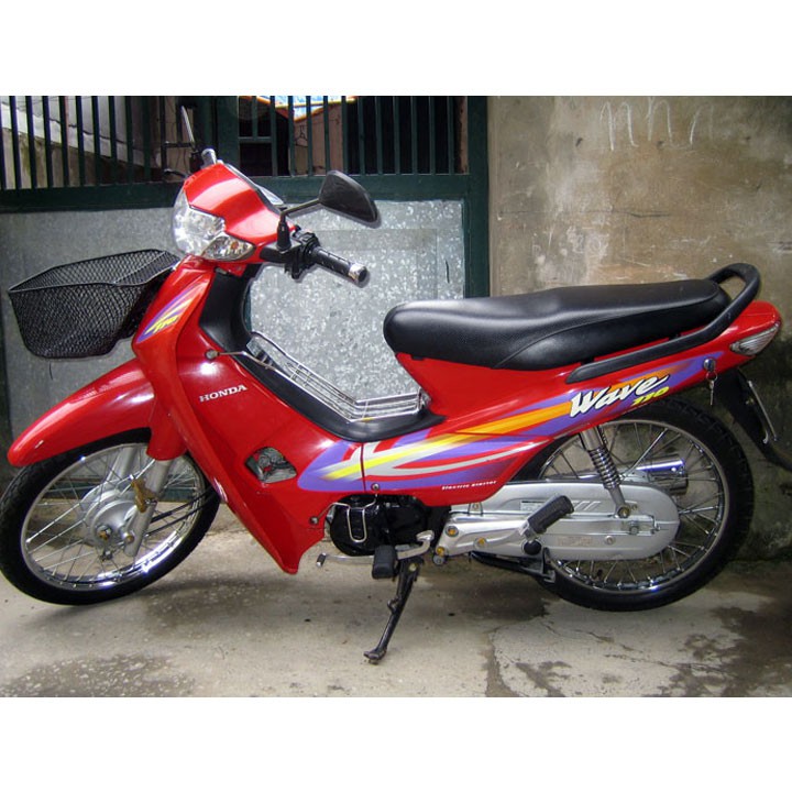 Dàn áo xe máy Wave a - nhựa ABS - màu đỏ cờ