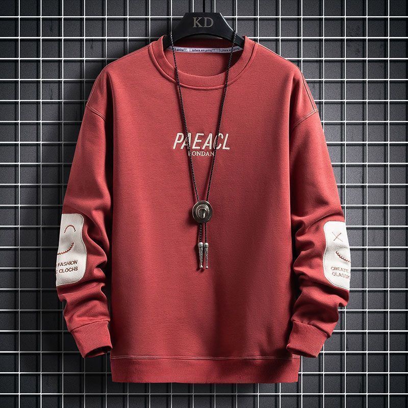 Áo Thun Sweater Cổ Tròn Tay Dài Dáng Rộng Thời Trang Mùa Thu Cho Các Cặp Đôi