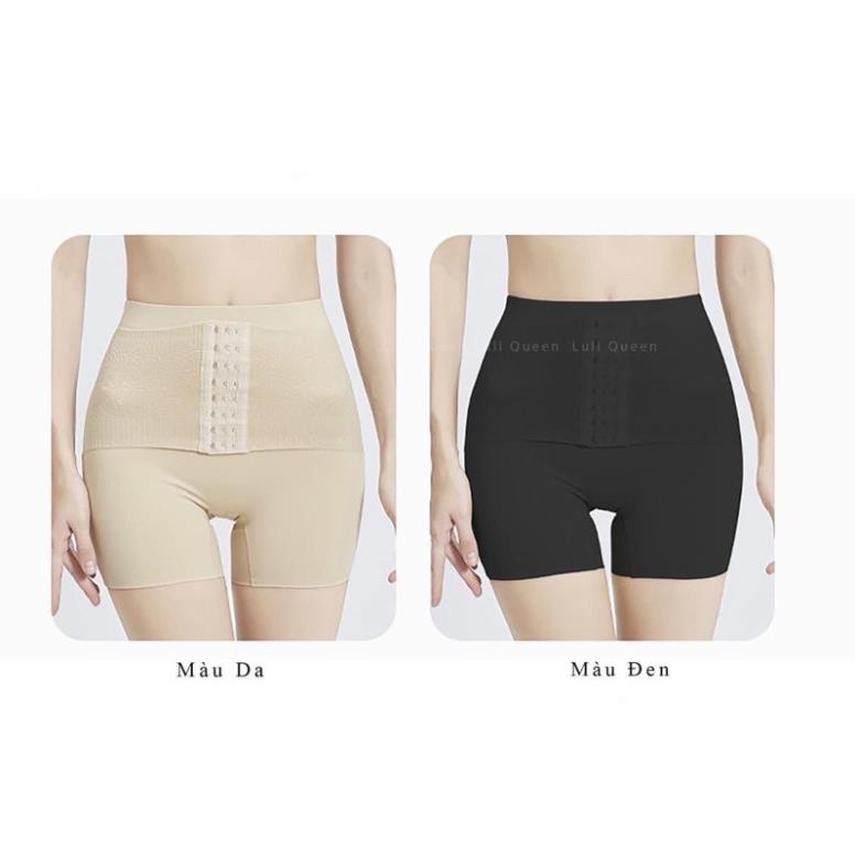 Quần Gen Nịt Bụng Đúc Su Lụa Tàng Hình Siêu Co Giãn Định Hình Vòng Eo Cao Cấp 4385