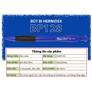 Bút bi bấm Hernidex HD-128