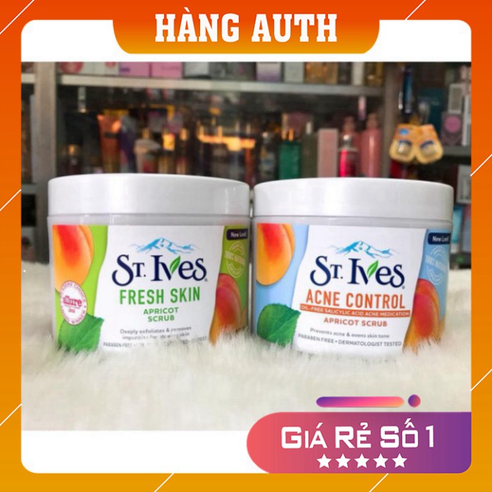 Tẩy Tế Bào Chết ❤️𝑭𝒓𝒆𝒆𝒔𝒉𝒊𝒑❤️ Tẩy Tế Bào Chết St.Ives Fresh Skin Body