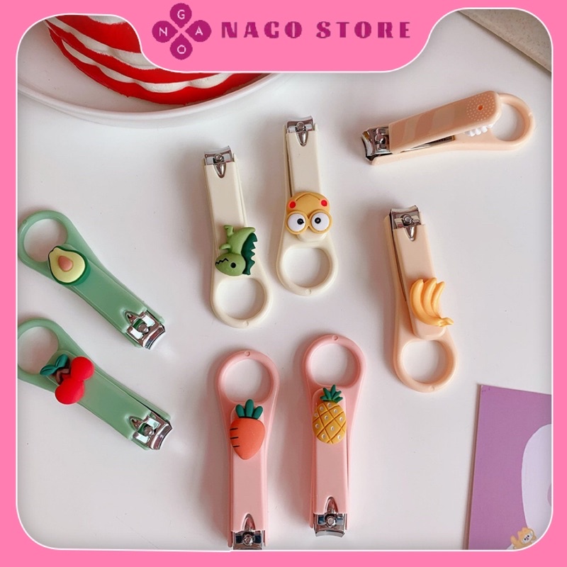 Bấm móng tay thiết kế phong cách hoạt hình tiện lợi Nago Store