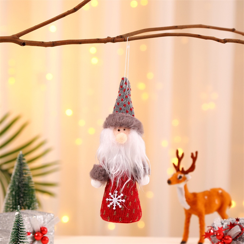 Búp bê ông già Noel thiên thần dùng trang trí cây thông Giáng Sinh