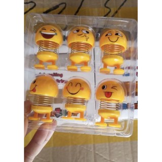 Set 6 thú nhún emoij mini cực ngầu
