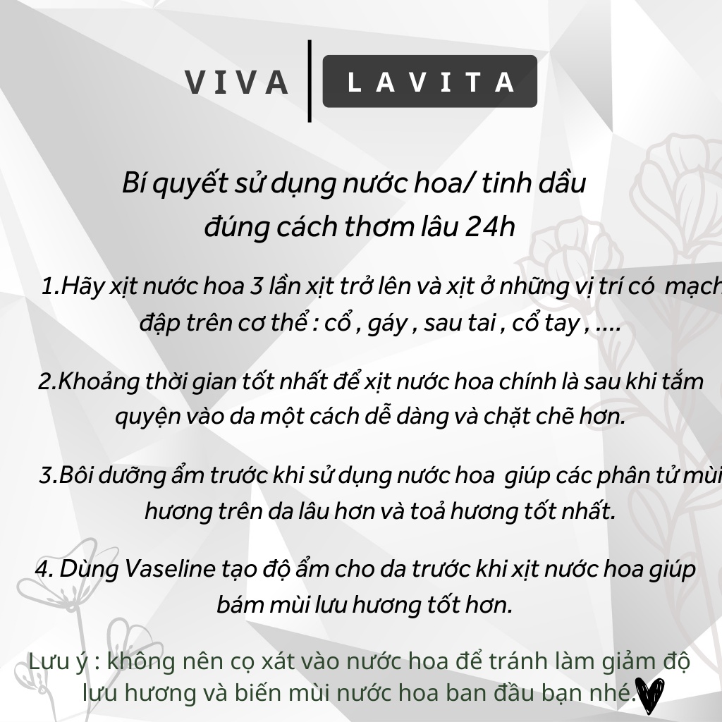 Nước hoa nữ Lavita Coco Miss dạng chai du lịch 10m, thanh lịch và quyến rũ
