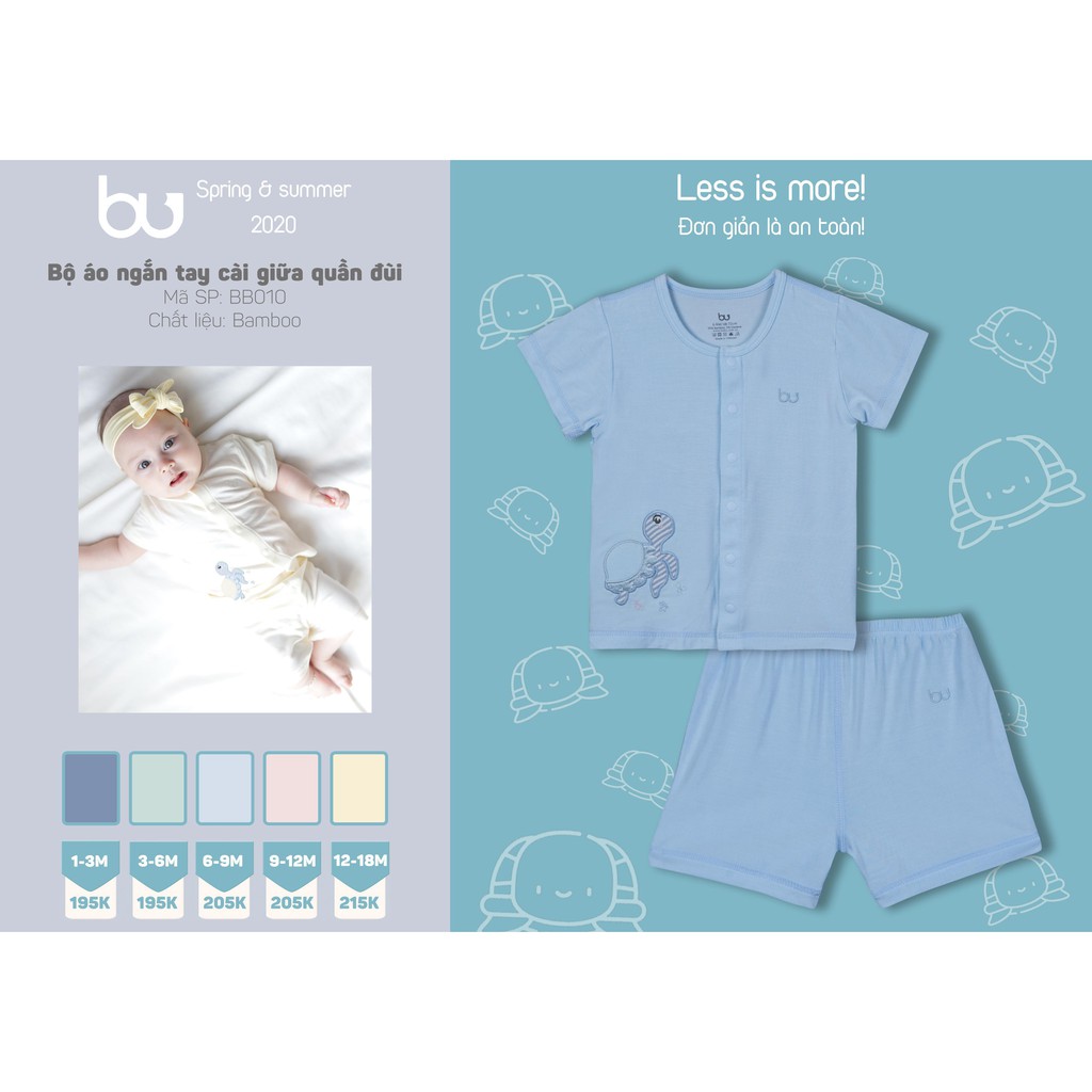 Bu - Bộ cúc giữa trơn thêu