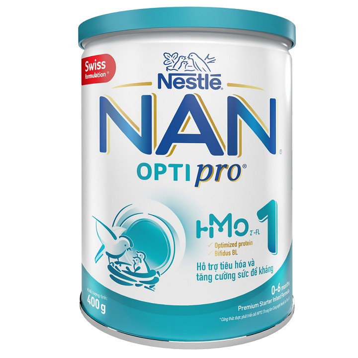 Sữa bột Nan pro số 1 trọng lượng 400gram