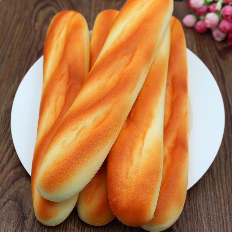 [CÓ VIDEO] Đồ Chơi Squishy Hình Bánh Mì Pháp dài 30cm