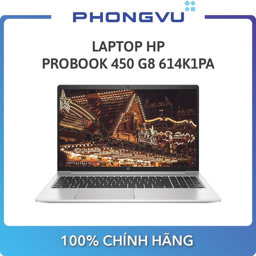 [Mã ELMALL7 giảm 7% đơn 5TR] Laptop HP ProBook 450 G8 614K1PA- Bảo hành 12 tháng