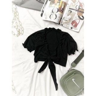 Áo Kiểu Cột Nơ Trước
