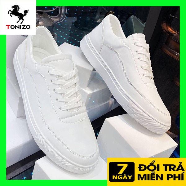 Giày sneaker nam trắng giày thể thao nam giá rẻ mã GTV03