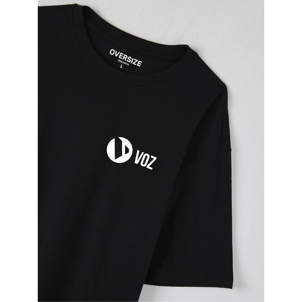 Áo VOZ chuẩn logo 2021 bản màu đen tay lỡ dáng oversize | BigBuy360 - bigbuy360.vn