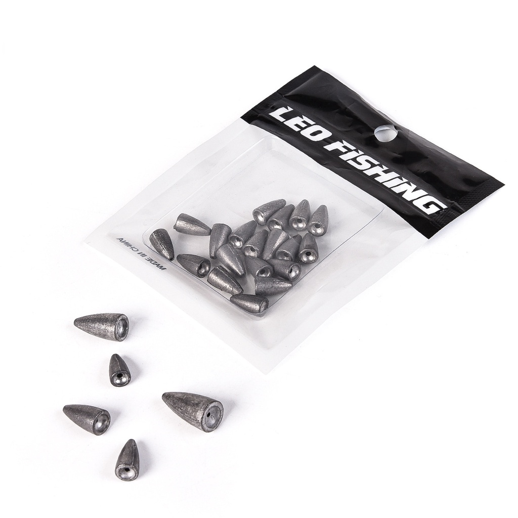 Chì Hình Viên Đạn Gắn Cần Câu Cá Chuyên Dụng