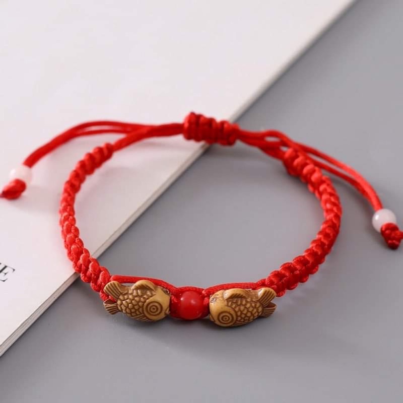 Vòng tay chỉ đỏ đồng điều may mắn, vòng tay may mắn - Quà tặng phong thuỷ - Bestore Vietnam