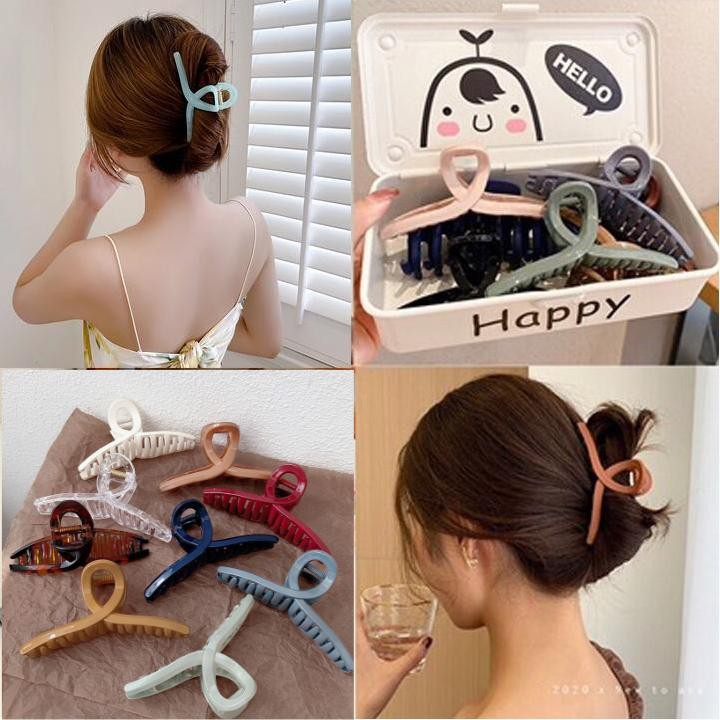 Kẹp Tóc Càng Cua Trong Suốt Cho Nữ