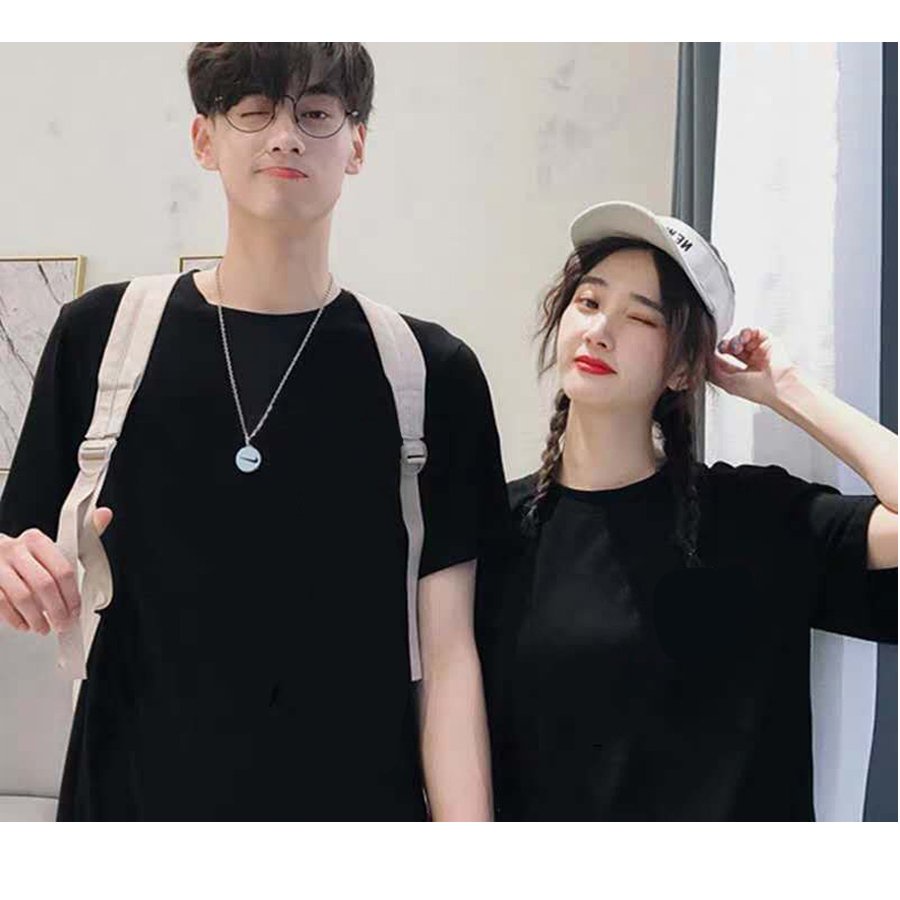 Áo thun trơn Unisex tay ngắn, cotton 4 chiều. Áo đôi hàng xịn, chất lượng đi đầu, hot trend 2022