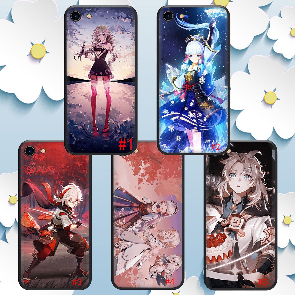 Ốp điện thoại hình game Genshin độc đáo cho OPPO A3S A5S A5 A7 2018 A37 A39 A59 A57 A77 F1S F3 A83 A1K NEO 9 A12 A15 A15S LN44