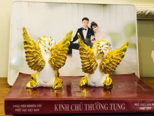 CẶP TƯỢNG THIÊN THẦN DECOR LITTLE ANGEL