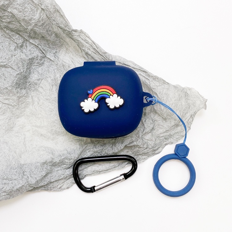 Vỏ Bảo Vệ Hộp Sạc Tai Nghe Bluetooth JBL Live Pro 2 Bằng Silicon Chống Rơi Hình Hoạt Hình Dễ Thương