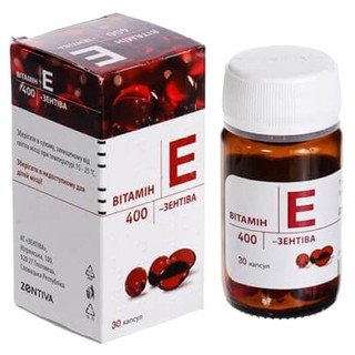 Vitamin e zentiva 400mg đỏ hộp 30 viên nga