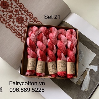 Chỉ thêu cottton cuôn 50m