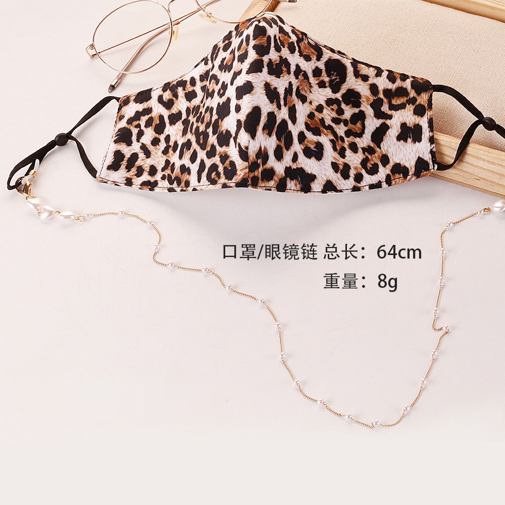 Thời Trang Dây Đeo Mắt Kính Chống Thất Lạc Hình Trái Tim Đính Ngọc Trai