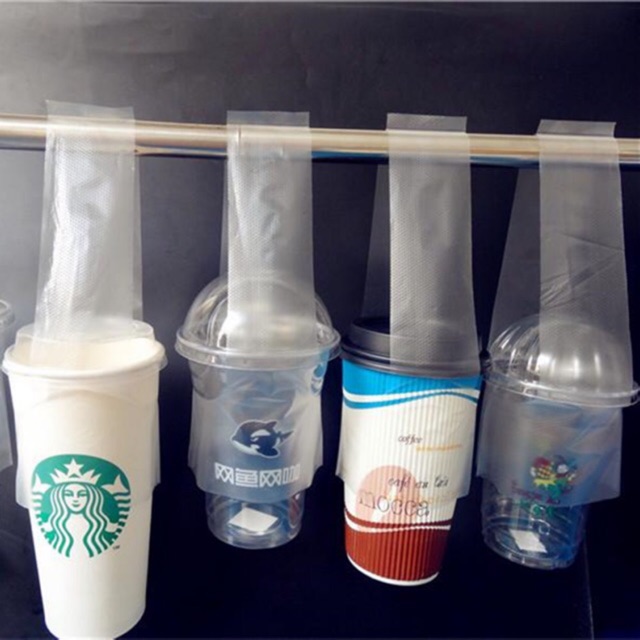 Túi chữ T 1kg / Túi đựng ly trà sữa tiện lợi dày dặn vệ sinh