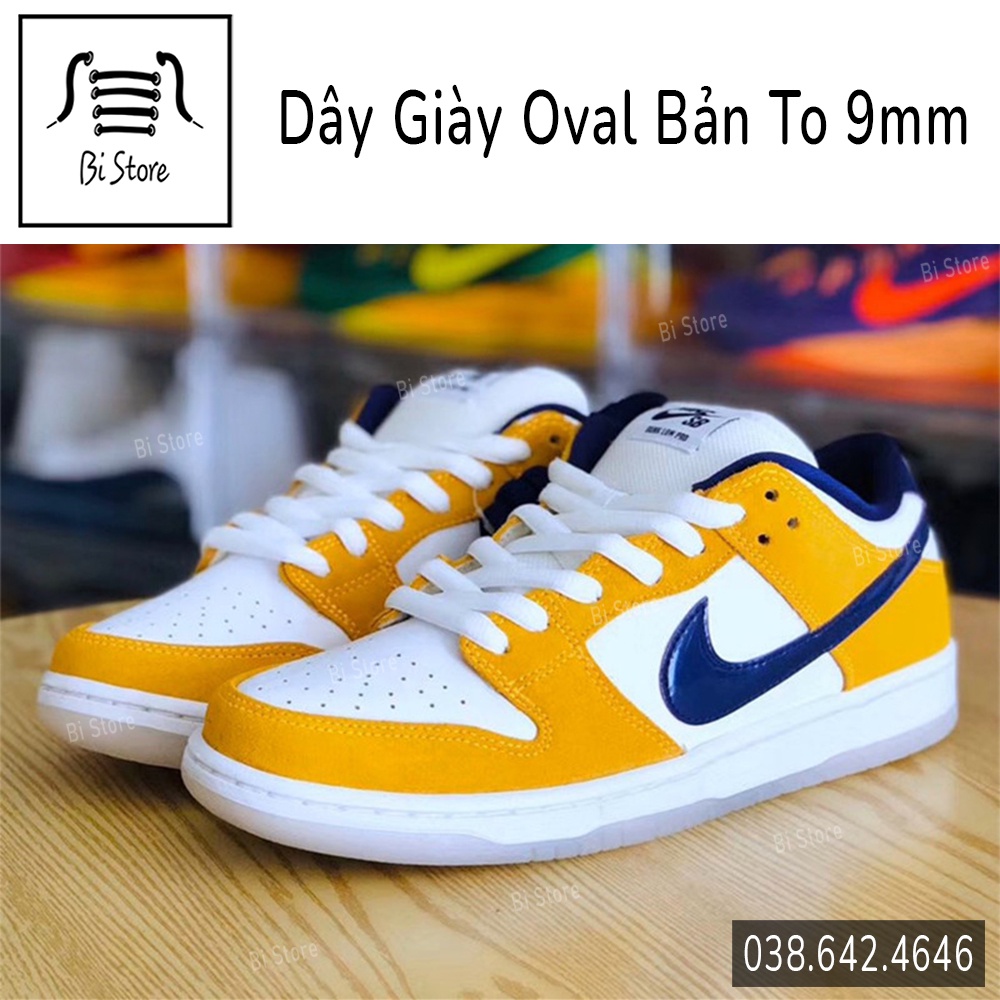 Dây Giày Oval SB Dunk Bản 9mm Thay Thế