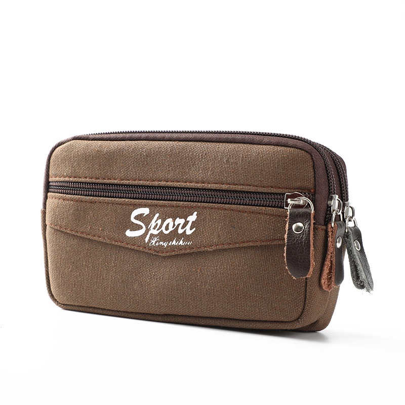 Túi Canvas Đeo Hông Đựng Điện Thoại Đa Năng Tiện Dụng