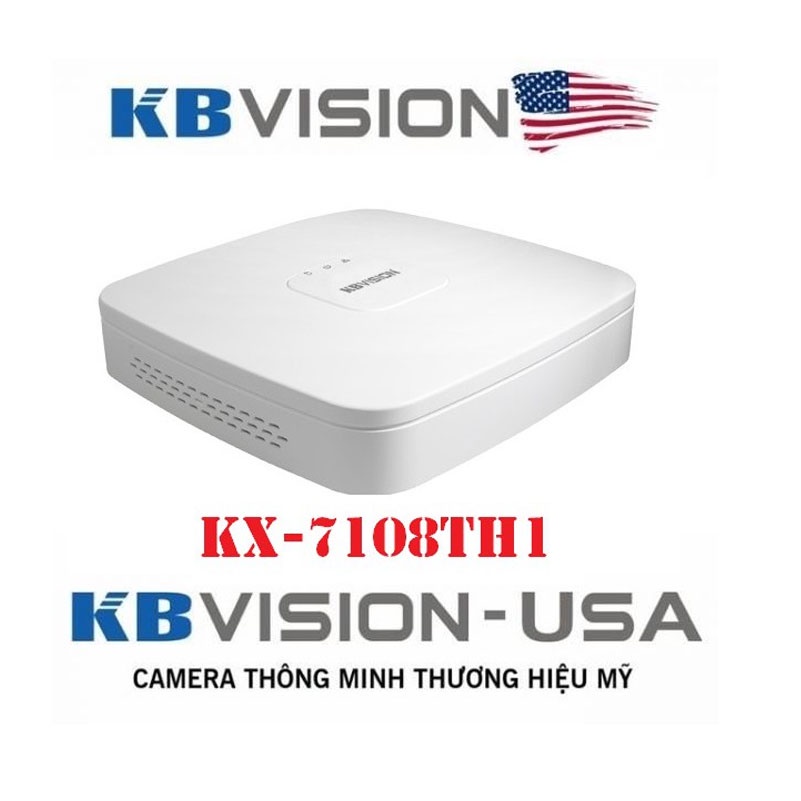 Đầu Ghi Kbvision 8 Kênh KX-CAi7108TH1 Tích Hợp Công Nghệ Ai