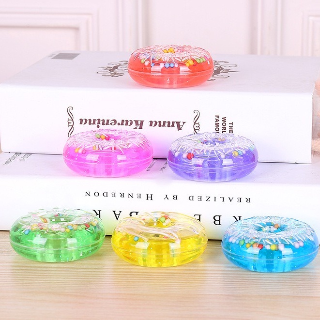 (CHARM CỐM XỐP) SLIME Basic hình bánh donus donut cực đẹp thiết kế độc đáo ấn tượng Đồ chơi Slam Gudetama