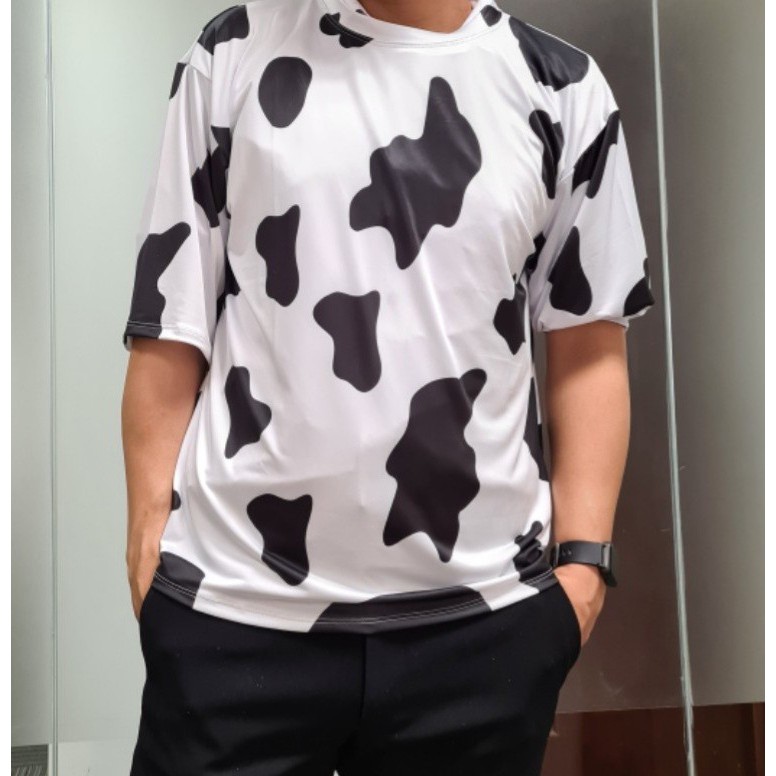 Áo Thun in hình thời trang unisex phong cách oversize BÒ SỮA Tee phông cotton co giãn cặp đôi nam nữ tay lỡ mùa hè đẹp