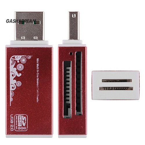 Đầu Đọc Thẻ Nhớ Usb 2.0 Tất Cả Trong 1 Cho Micro Sd Sdhc Tf M2 Mmc Ms Pro Duo