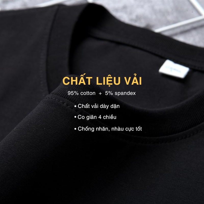 Áo thun nam TINOFUN Áo tay lỡ nam form rộng thể thao cộc tay đẹp hè thu 5 màu cao cấp MK Q