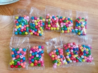 Hạt gỗ tròn 6mm-10mm (10g)