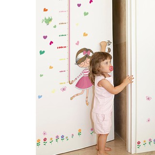 decal thước đo cô gái - DC164