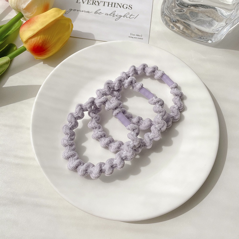 Set 3 Dây Buộc Tóc Cao Su Co Giãn Siêu Bền